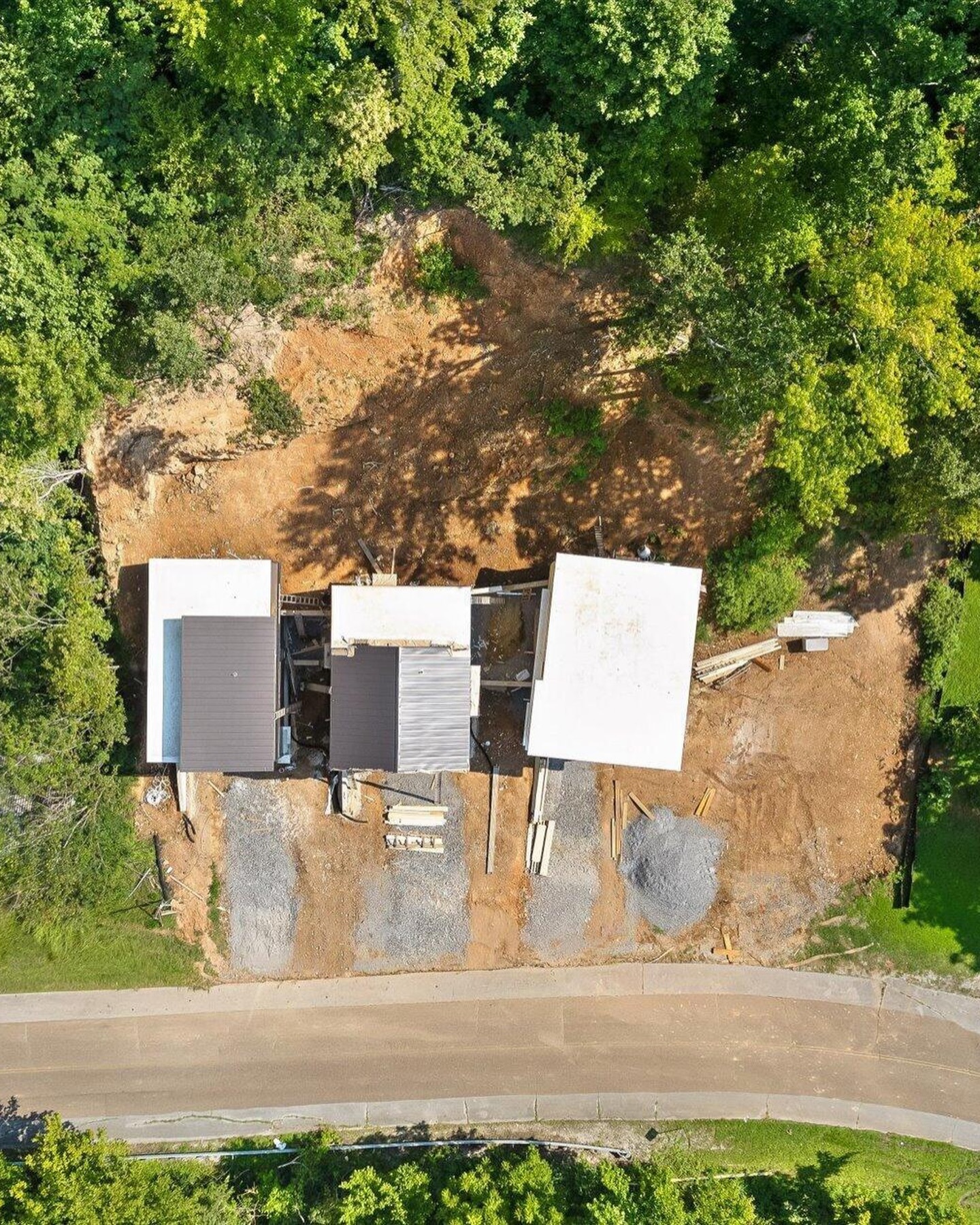 Construction progress at Canopy at Lullwater