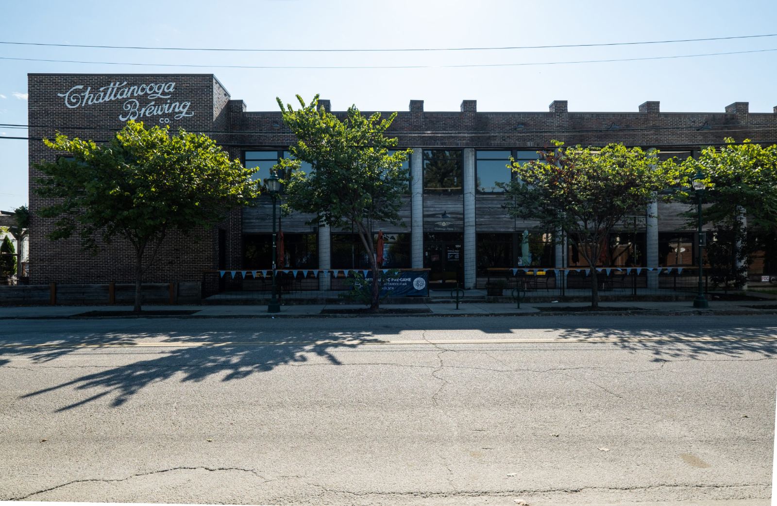 Chattanooga Brewing Co. storefront on Chestnut Street